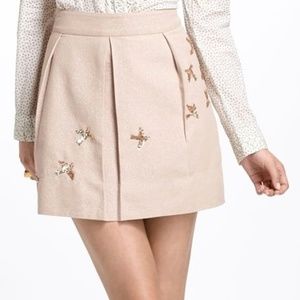 Anthropologie Leif Notes Flight Migration Skirt
